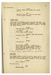 Moe Howard's 32pp. Script Dated October 1939 for The Three Stooges 1940 Film ''You Nazty Spy!'' -- With Numerous Annotations in Moe's Hand Throughout -- Very Good Condition